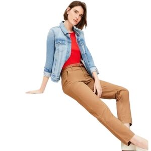 Loft The Slim Khaki Ankle Pants Size 4